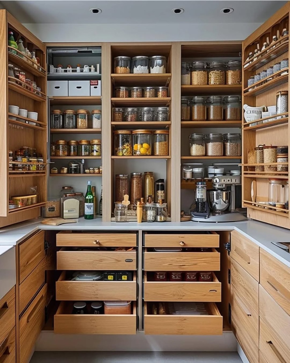 Kitchen and pantry organization, Old Westbury Long Island